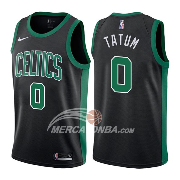 Maglia NBA Boston Celtics Jayson Tatum Mindset 2017-18 Nero
